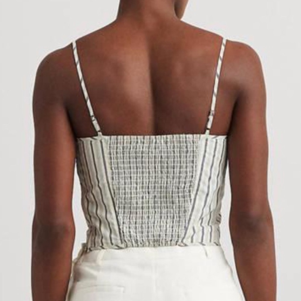 Lauren by Ralph Lauren Striped Spaghetti Strap Top size 14 - Picture 2 of 15